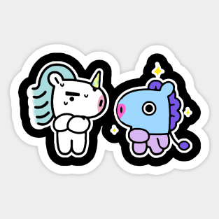 mang vs gwang Sticker